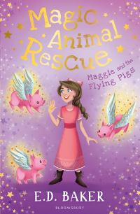 Book Cover for Maggie and the Flying Pigs by E D Baker