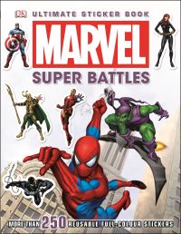 Book Cover for Marvel Super Battles Ultimate Sticker Book by Simon Beecroft