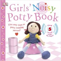 Book Cover for Girls' Noisy Potty Book by Sarah Davis