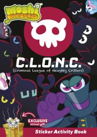 Book Cover for Moshi Monsters C.L.O.N.C Sticker Activity by 
