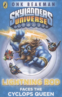 Book Cover for Lightning Rod Faces the Cyclops Queen by Onk Beakman