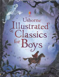 Book Cover for Usborne Illustrated Classics for Boys by Rachel Firth, Lesley Sims