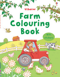 Book Cover for First Colouring Book Farm + Stickers by Jessica Greenwell