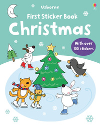 Book Cover for First Sticker Book Christmas by Jessica Greenwell