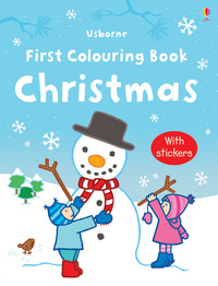Book Cover for My First Christmas Colouring Book by Jenny Tyler, Lesley Sims, Susanna Davidson