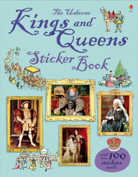Book Cover for Kings and Queens Sticker Book by Sarah Courtauld