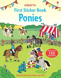 Book Cover for First Sticker Book Ponies by Fiona Patchett