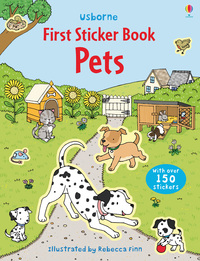 Book Cover for First Sticker Book Pets by Jessica Greenwell