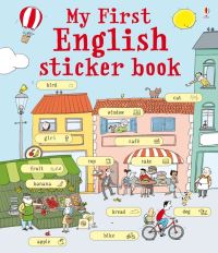 Book Cover for My First English Sticker Book by Sue Meredith