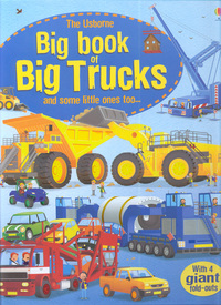 Book Cover for The Usborne Big Book of Big Trucks by Megan Cullis, Mike Byrne