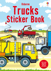 Book Cover for Trucks Sticker Book by Sam Taplin