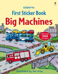Book Cover for First Sticker Book Big Machines by Sam Taplin