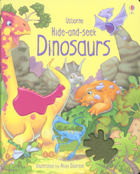 Book Cover for Usborne Hide-and-Seek Dinosaurs by Fiona Watt, Andy Elkerton