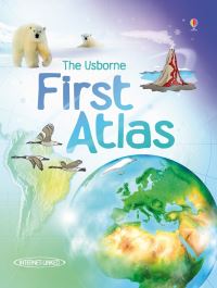Book Cover for The Usborne First Atlas by Elizabeth Dalby, Kirsteen Rogers