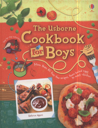 Book Cover for The Usborne Cookbook for Boys by Abigail Wheatley, Erica Harrison, Catherine Atkinson