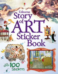 Book Cover for Story of Art Sticker Book by Sarah Courtauld