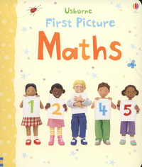 Book Cover for Usborne First Picture Maths by Jo Litchfield, Clare Masset, MMStudios