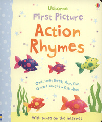 Book Cover for Usborne First Picture Action Rhymes by Jo Litchfield, MMStudios