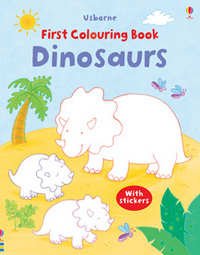 Book Cover for First Colouring Book Dinosaurs by Sam Taplin
