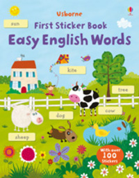 Book Cover for First Sticker Book Easy English Words by Felicity Brooks