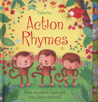 Book Cover for Usborne Action Rhymes by Giuliana Gregori, Felicity Brooks