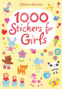 Book Cover for 1000 Stickers for Girls by Stella Baggott