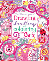 Book Cover for Drawing, Doodling and Colouring for Girls by Lucy Bowman