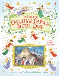 Book Cover for Christmas Carols Sticker Book by Jane Chisholm