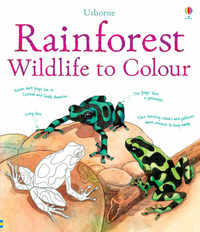 Book Cover for Rainforest Wildlife to Colour by Susan Meredith