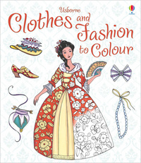 Book Cover for Clothes and Fashion to Colour by Ruth Brocklehurst