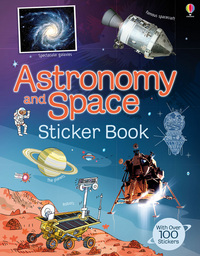 Book Cover for Astronomy and Space Sticker Book by Emily Bone, Hazel Maskell