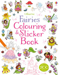Book Cover for Fairies Sticker & Colouring Book by Jessica Greenwell