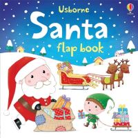 Book Cover for Usborne Santa Flap Book by Sam Taplin, Rosalinde Bonnet
