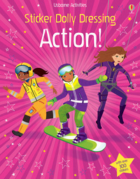 Book Cover for Sticker Dolly Dressing Action! by Fiona Watt