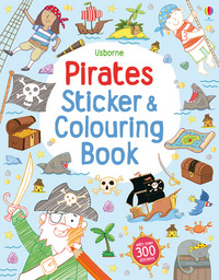Book Cover for Pirates Sticker and Colouring Book by Sam Taplin