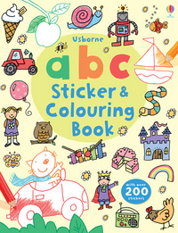 Book Cover for ABC Sticker and Colouring Book by Jessica Greenwell