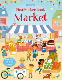 Book Cover for First Sticker Book Market by Lucy Bowman