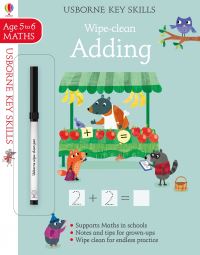 Book Cover for Wipe-Clean Adding 5-6 by Holly Bathie