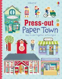 Book Cover for Press-Out Paper Town by Fiona Watt