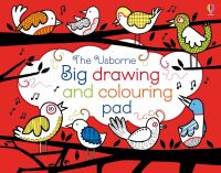 Book Cover for Big Drawing and Colouring Pad by Fiona Watt
