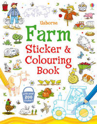 Book Cover for Farm Sticker and Colouring Book by Jessica Greenwell, Sam Taplin