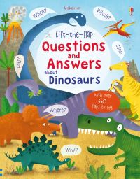 Book Cover for Questions and Answers About Dinosaurs by Katie Daynes
