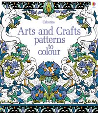 Book Cover for Arts and Crafts Patterns to Colour by Hazel Maskell
