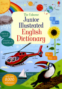 Book Cover for The Usborne Junior Illustrated English Dictionary by Felicity Brooks, Hannah Wood, Nikki Dyson, Caroline Young, Mairi Mackinnon