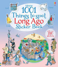 Book Cover for 1001 Things to Spot Long Ago Sticker Book by Jean Claude