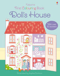 Book Cover for First Colouring Book Doll's House by Abigail Wheatley