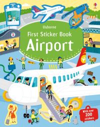 Book Cover for First Sticker Book Airport by Sam Smith