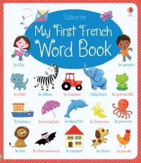 Book Cover for Usborne My First French Word Book by Felicity Brooks, Hannah Wood