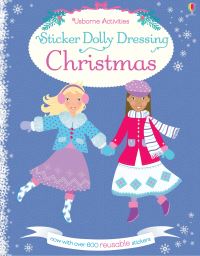 Book Cover for Sticker Dolly Dressing Christmas by Leonie Pratt