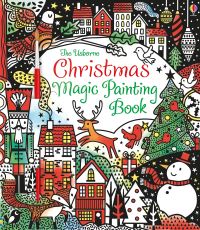 Book Cover for Christmas Magic Painting Book by Fiona Watt